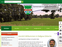 Tablet Screenshot of dallgow.de